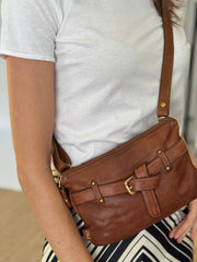 Chance Crossbody Tan - art n vintage store