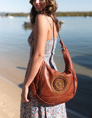 Coco Sling Tote Tan - art n vintage store