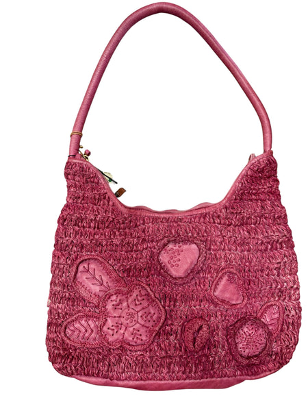 Josie Tote Raspberry - art n vintage store