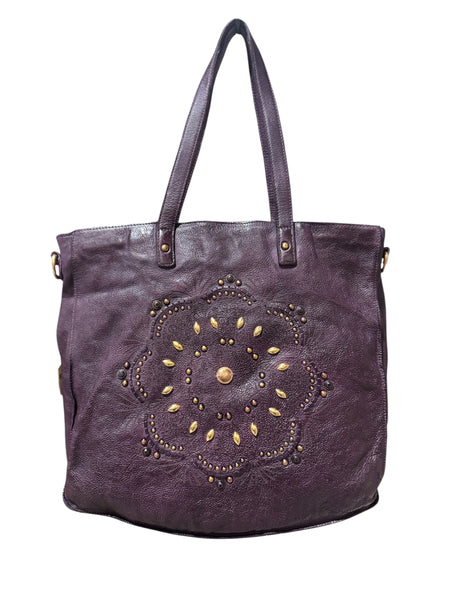 Lacy Amethyst Mandala Tote