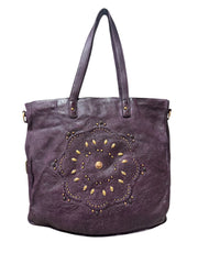 Lacy Amethyst Mandala Tote