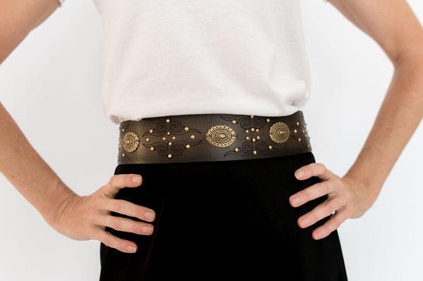 Nandi Belt Charcoal - art n vintage store