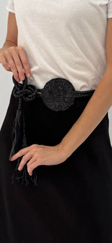 Hydrangea Tie Belt - art n vintage store