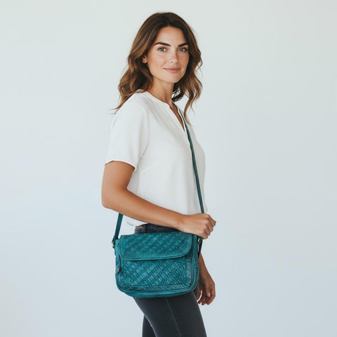 Sonny Weave Bag Teal
