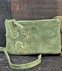 Sunset Crossbody Pouch Sage